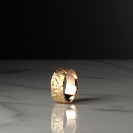 SKIN F PETIT MODÈLE 2138 - Bague fabriquée à la main en France