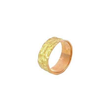 SKIN F SMALL 2138 - Ring handmade in France