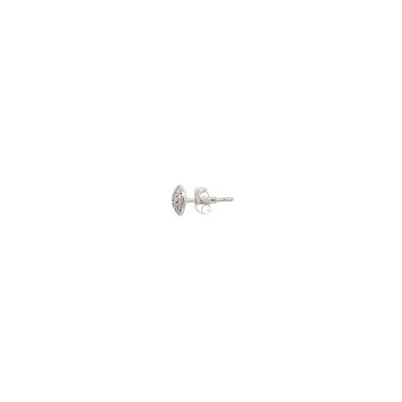 CIBLE 6 2095 WHITE DIAMOND - Handmade earring