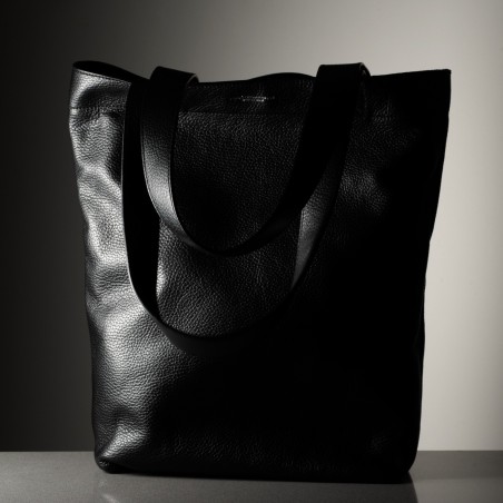 LIBERTA - Bull leather totebag, handmade in Italy