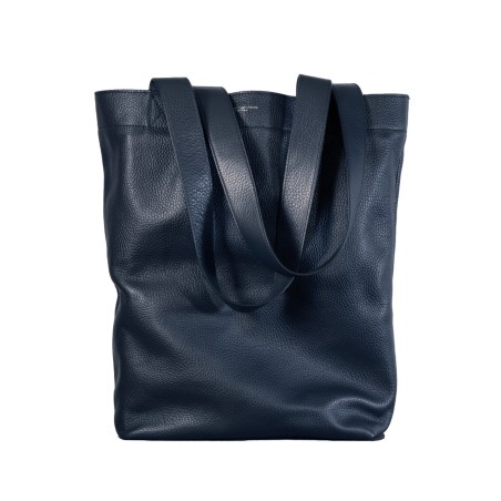 LIBERTA - Bull leather totebag, handmade in Italy