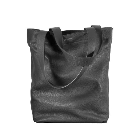 LIBERTA - Bull leather totebag, handmade in Italy