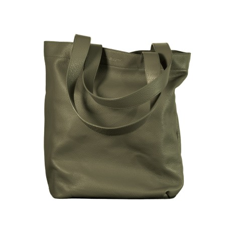 LIBERTA - Bull leather totebag, handmade in Italy