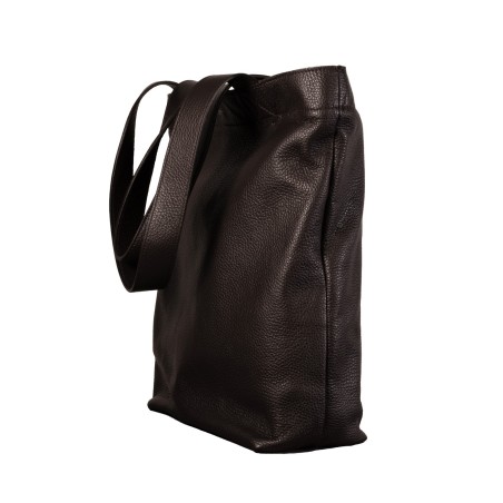 LIBERTA - Bull leather totebag, handmade in Italy