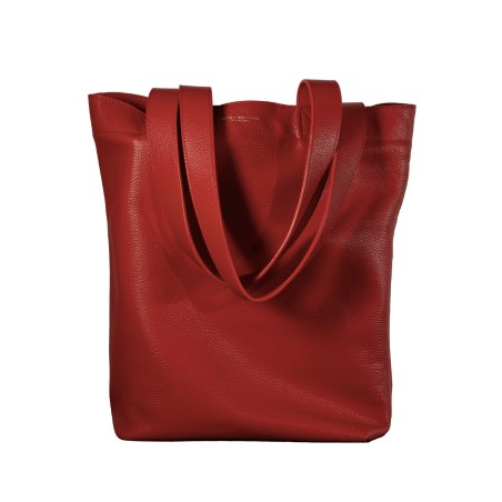 LIBERTA - Bull leather totebag, handmade in Italy