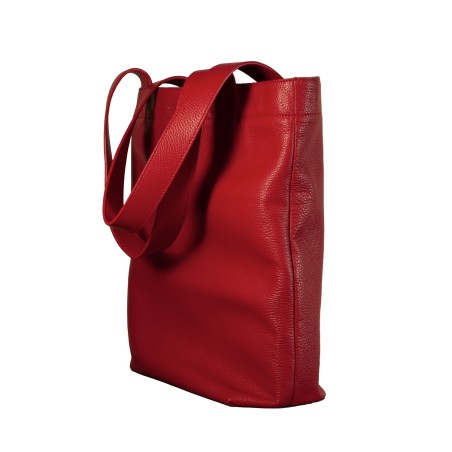 LIBERTA - Bull leather totebag, handmade in Italy