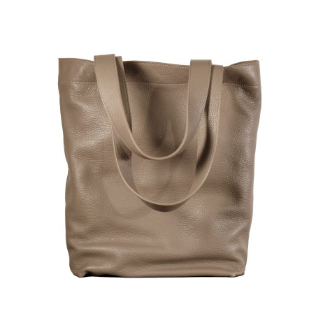 LIBERTA - Bull leather totebag, handmade in Italy