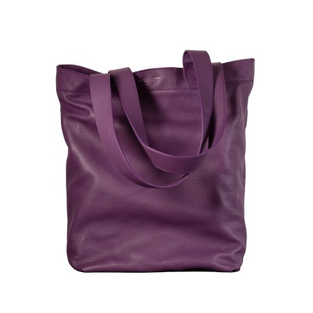 LIBERTA - Bull leather totebag, handmade in Italy