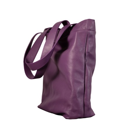 LIBERTA - Bull leather totebag, handmade in Italy