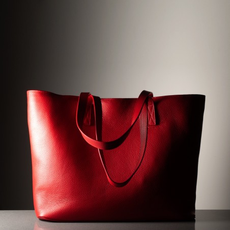 PETRA - Bull leather bag, handmade in Italy