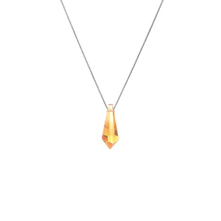 LITHO 2182 CITRINE - pendant charm Handmade