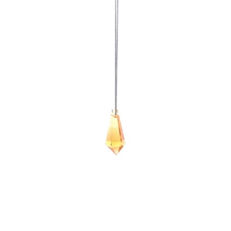 LITHO 2182 CITRINE - pendant charm Handmade