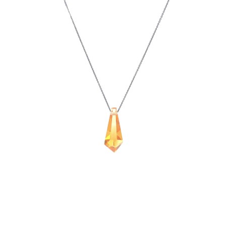 LITHO 2182 CITRINE - pendant charm Handmade