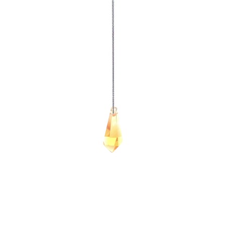 LITHO 2182 CITRINE - pendant charm Handmade