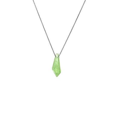 LITHO 2182 PERIDOT - Pendentif fabriquée à la main