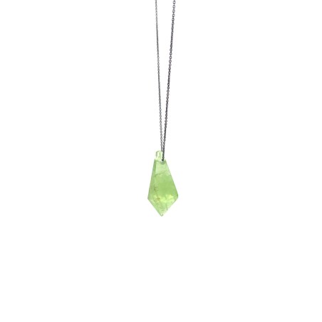 LITHO 2182 PERIDOT - Pendentif fabriquée à la main