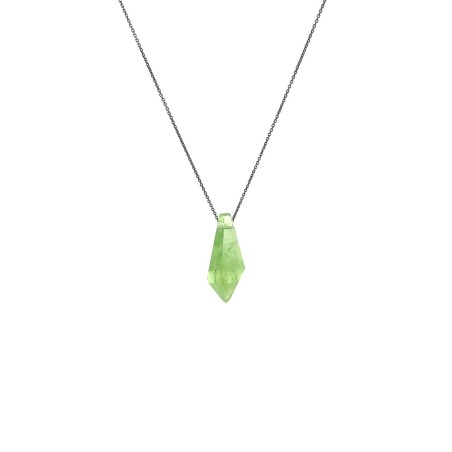 LITHO 2182 PERIDOT - Pendentif fabriquée à la main