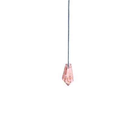 LITHO 2182 TOURMALINE ROSE - Pendentif fabriquée à la main