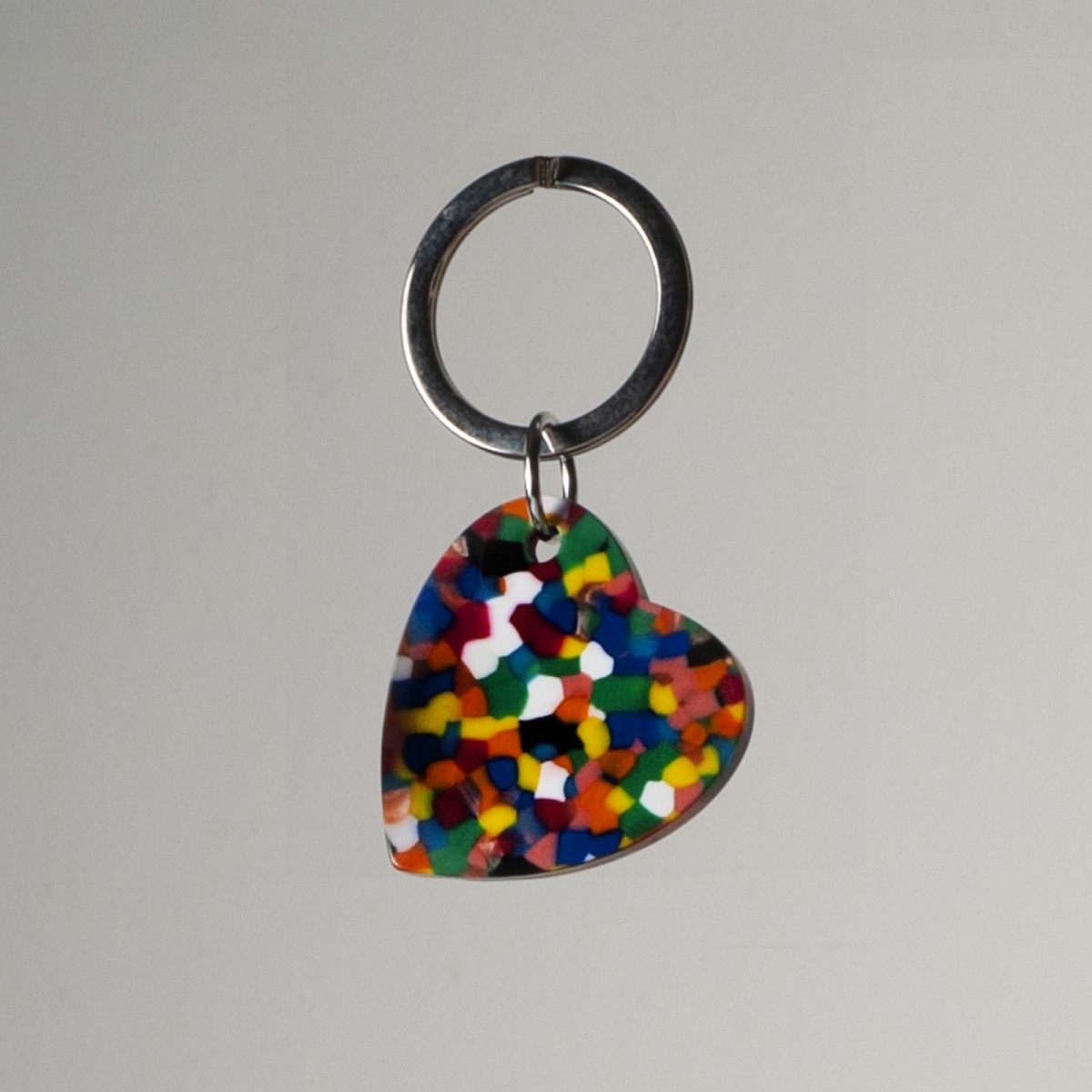 AMOUR - Keyring in acetate handcrafted by Hervé Domar workshop