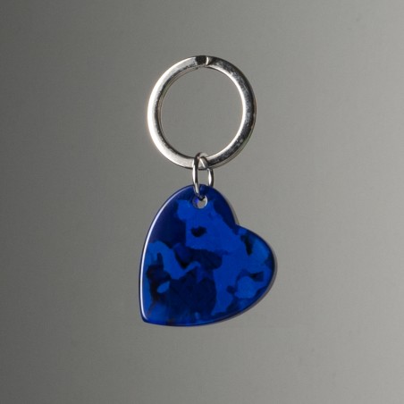 AMOUR - Keyring in acetate handcrafted by Hervé Domar workshop