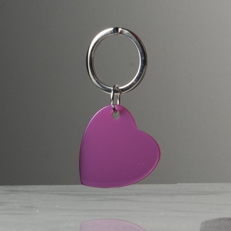 AMOUR - Keyring in acetate handcrafted by Hervé Domar workshop