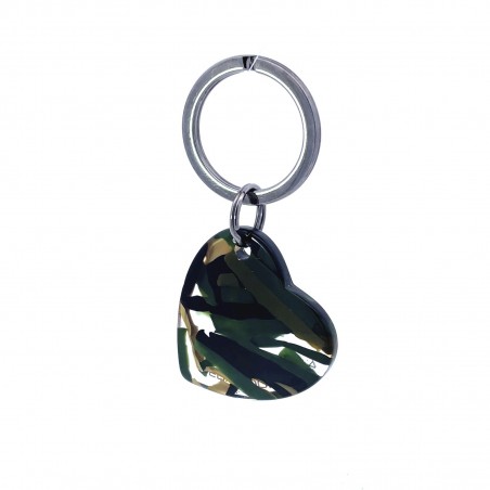 AMOUR - Keyring in acetate handcrafted by Hervé Domar workshop