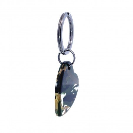 AMOUR - Keyring in acetate handcrafted by Hervé Domar workshop