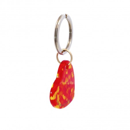 AMOUR - Keyring in acetate handcrafted by Hervé Domar workshop