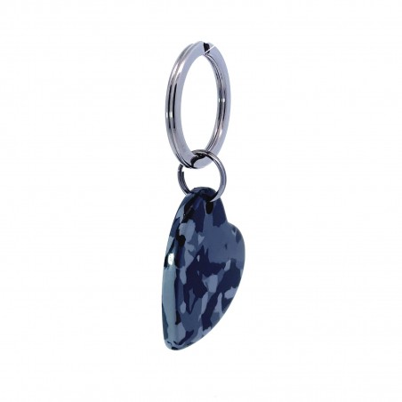 AMOUR - Keyring in acetate handcrafted by Hervé Domar workshop