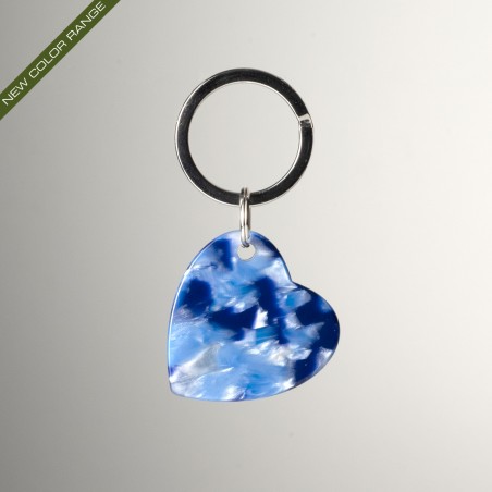 AMOUR - Keyring in acetate handcrafted by Hervé Domar workshop