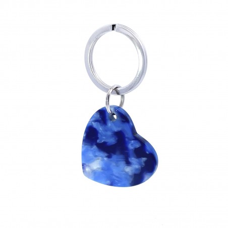 AMOUR - Keyring in acetate handcrafted by Hervé Domar workshop