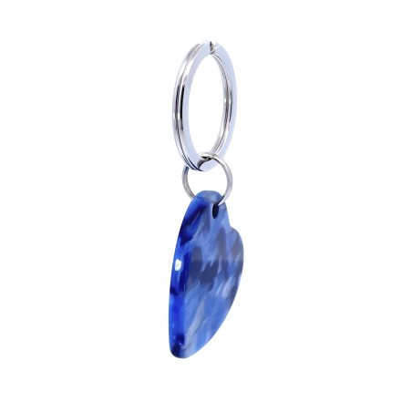 AMOUR - Keyring in acetate handcrafted by Hervé Domar workshop