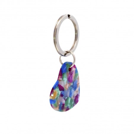AMOUR - Keyring in acetate handcrafted by Hervé Domar workshop