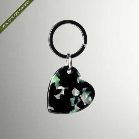 AMOUR - Keyring in acetate handcrafted by Hervé Domar workshop