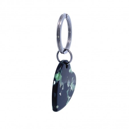 AMOUR - Keyring in acetate handcrafted by Hervé Domar workshop