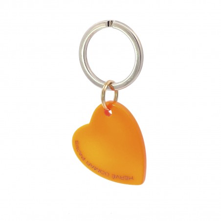 AMOUR - Keyring in acetate handcrafted by Hervé Domar workshop