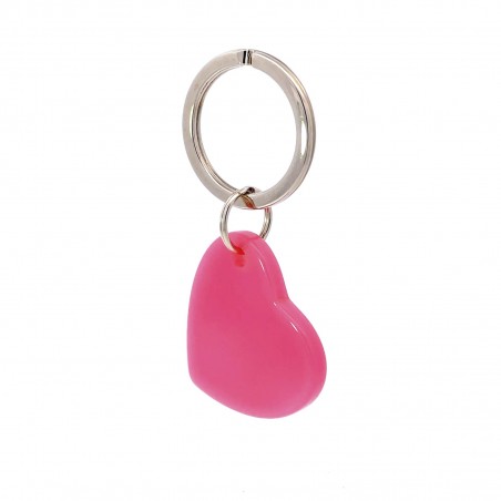 AMOUR - Keyring in acetate handcrafted by Hervé Domar workshop