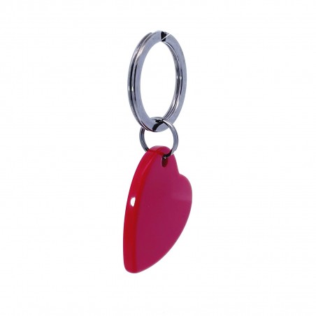 AMOUR - Keyring in acetate handcrafted by Hervé Domar workshop