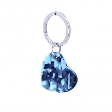 AMOUR - Keyring in acetate handcrafted by Hervé Domar workshop