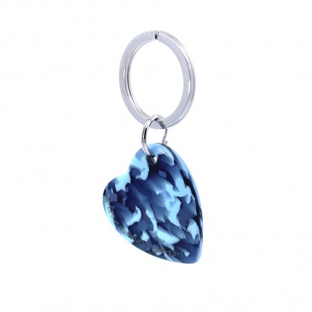 AMOUR - Keyring in acetate handcrafted by Hervé Domar workshop