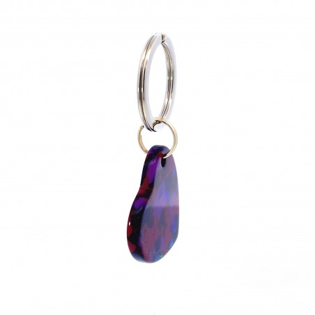 AMOUR - Keyring in acetate handcrafted by Hervé Domar workshop