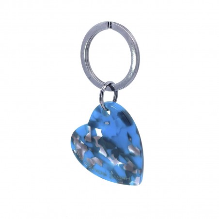 AMOUR - Keyring in acetate handcrafted by Hervé Domar workshop