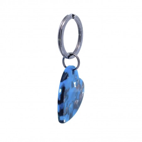 AMOUR - Keyring in acetate handcrafted by Hervé Domar workshop