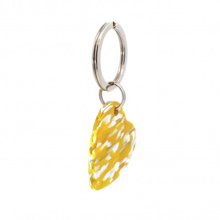 AMOUR - Keyring in acetate handcrafted by Hervé Domar workshop