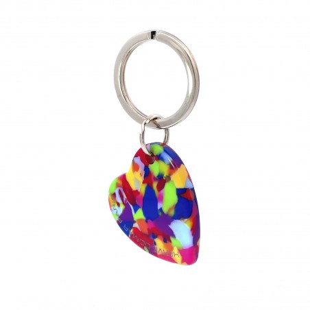 AMOUR - Keyring in acetate handcrafted by Hervé Domar workshop