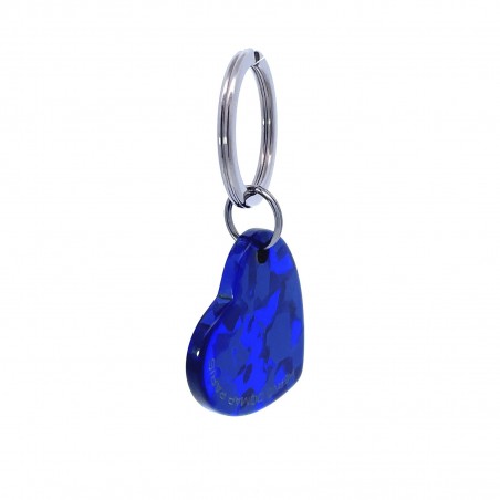 AMOUR - Keyring in acetate handcrafted by Hervé Domar workshop