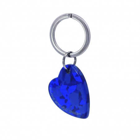 AMOUR - Keyring in acetate handcrafted by Hervé Domar workshop