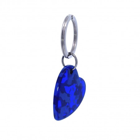 AMOUR - Keyring in acetate handcrafted by Hervé Domar workshop