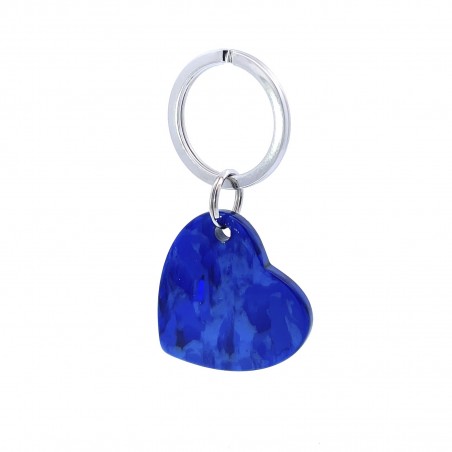 AMOUR - Keyring in acetate handcrafted by Hervé Domar workshop