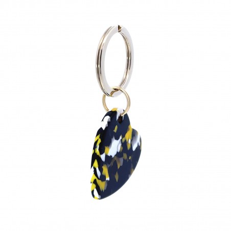 AMOUR - Keyring in acetate handcrafted by Hervé Domar workshop
